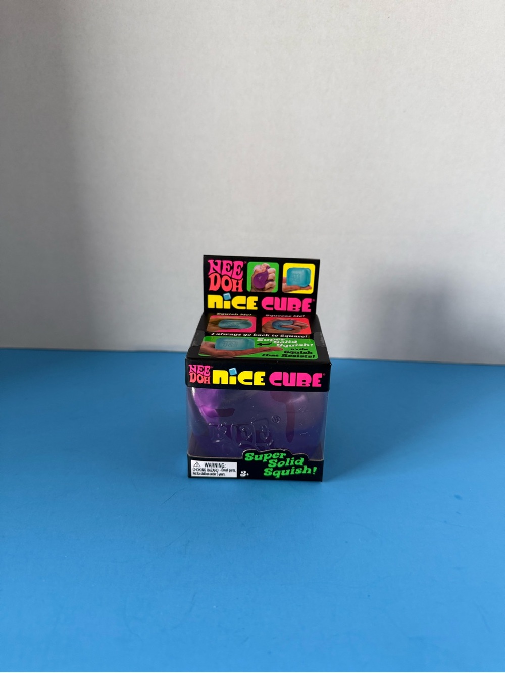 NeeDoh Purple Nice Cube - Super Solid Squishy Kids Toy
